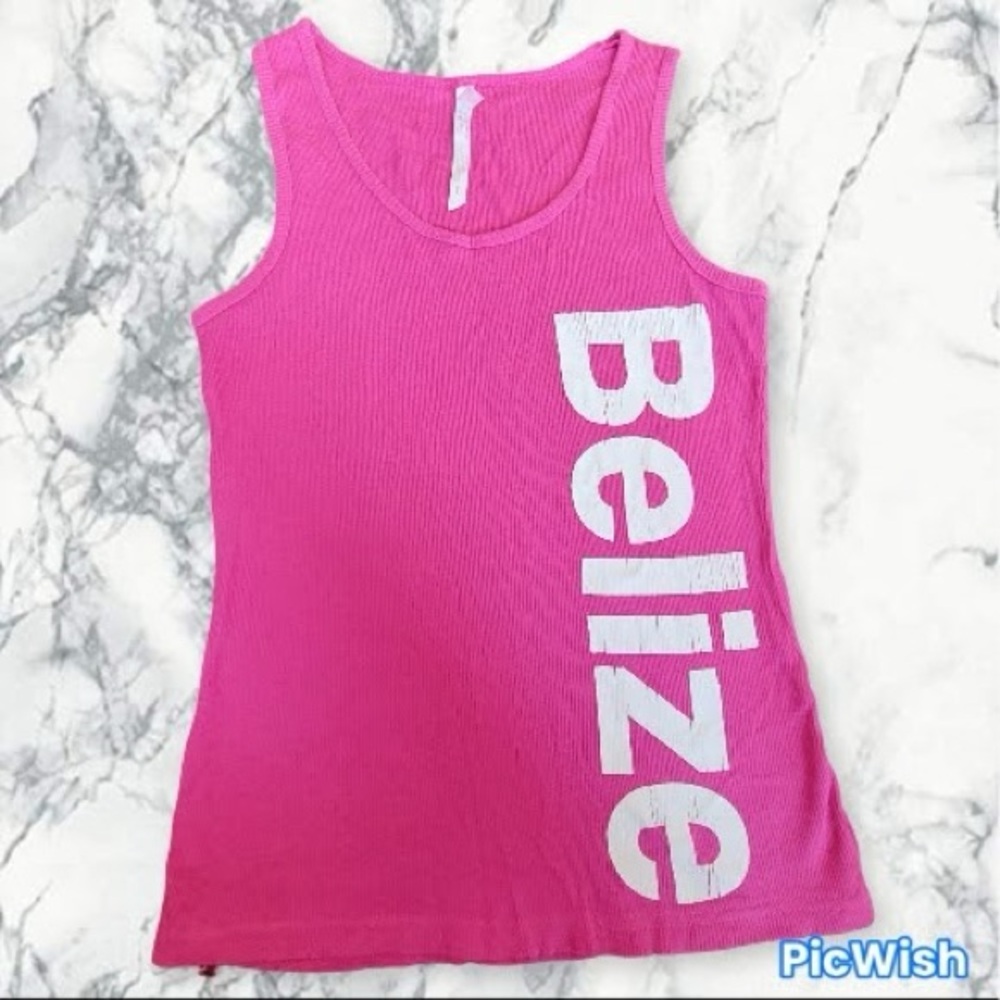 Pink Belize Tank Top
